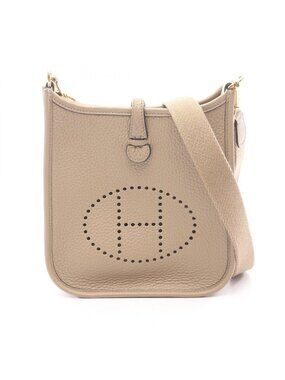 Hermes Shoulder Bag Evelyne Amazon TPM Beige Marfa Leather